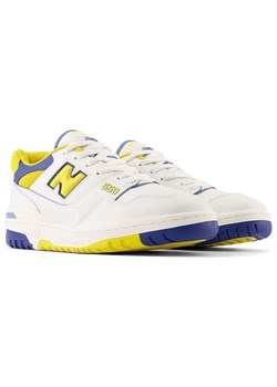 New Balance Skórzane sneakersy &quot;550&quot; w kolorze biało-żółtym ze sklepu Limango Polska w kategorii Buty sportowe męskie - zdjęcie 179531716