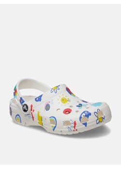 Crocs Chodaki &quot;Classic Doodle&quot; w kolorze białym ze sklepu Limango Polska w kategorii Klapki dziecięce - zdjęcie 179534706