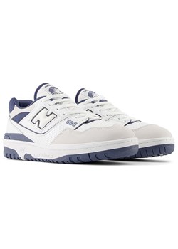 New Balance Skórzane sneakersy &quot;550&quot; w kolorze biało-granatowym ze sklepu Limango Polska w kategorii Buty sportowe męskie - zdjęcie 179535115