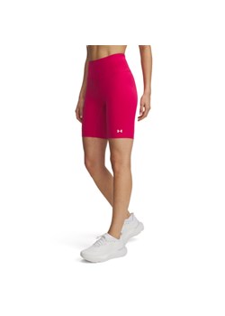 Damskie kolarki treningowe Under Armour Motion Bike Short Emea - różowe ze sklepu Sportstylestory.com w kategorii Szorty - zdjęcie 179536407