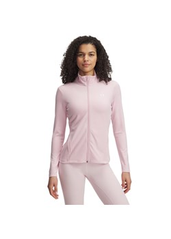 Damski longsleeve treningowy rozpinany Under Armour Motion Jacket Emea - różowy ze sklepu Sportstylestory.com w kategorii Bluzki damskie - zdjęcie 179536415