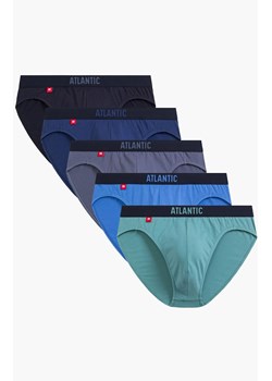 Atlantic 5-pack slipy męskie sport 5SMP-004-ZIEJ/GRA/NIEJ/IND/NIEC, Kolor multicolour, Rozmiar S, ATLANTIC ze sklepu Primodo w kategorii Majtki męskie - zdjęcie 179537775