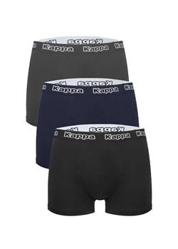 Kappa 3-pack bokserki męskie bawełniane z logowaną gumą K1221, Kolor multicolour, Rozmiar S, Kappa ze sklepu Primodo w kategorii Majtki męskie - zdjęcie 179537896