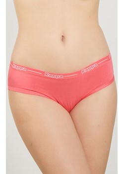 Kappa różowe figi damskie bawełniane w sportowym stylu K2140, Kolor różowy, Rozmiar S, Kappa ze sklepu Primodo w kategorii Majtki damskie - zdjęcie 179537915