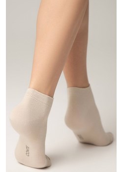 Krótkie skarpetki damskie sportowe beżowe 3DSOCKS, Kolor beżowy, Rozmiar 39-41, Conte ze sklepu Intymna w kategorii Skarpetki damskie - zdjęcie 179538369