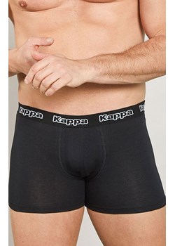 Kappa 2-pack bokserki męskie bawełniane z logowaną gumą K1211, Kolor czarny, Rozmiar S, Kappa ze sklepu Intymna w kategorii Majtki męskie - zdjęcie 179538439