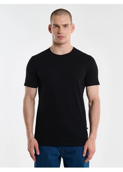Koszulka męska z krótkim rękawem czarna Classac 906 ze sklepu Big Star w kategorii T-shirty męskie - zdjęcie 179540788