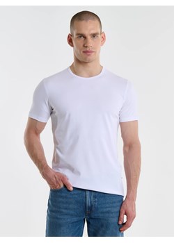 Koszulka męska z krótkim rękawem biała Classac 101 ze sklepu Big Star w kategorii T-shirty męskie - zdjęcie 179546478