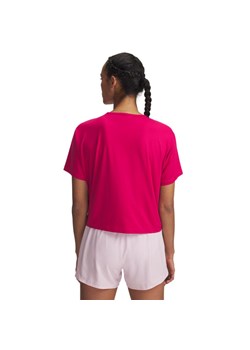 Damska koszulka treningowa Under Armour Motion SS - różowa ze sklepu Sportstylestory.com w kategorii Bluzki damskie - zdjęcie 179573937