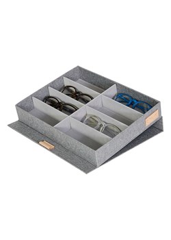 STORE IT Pudełko &quot;Premium&quot; w kolorze szarym na okulary - 32 x 5,5 x 25 cm ze sklepu Limango Polska w kategorii Pojemniki kuchenne - zdjęcie 179574336