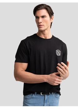 Koszulka męska bawełniana z haftem na piersi czarna Reager 906 ze sklepu Big Star w kategorii T-shirty męskie - zdjęcie 179580907