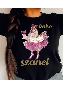 Koszulka damska z kura KOKO - idealna na Wielkanoc ze sklepu Time For Fashion w kategorii Bluzki damskie - zdjęcie 179585276