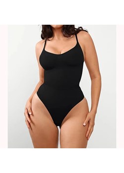 Body modelujące z wycięciem na plecach - Czarny ze sklepu Intimica.pl w kategorii Body damskie - zdjęcie 179587296