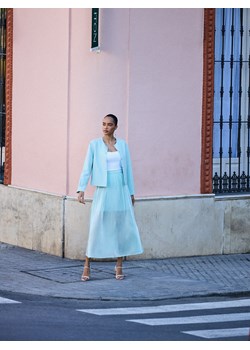 Mohito - Spódnica midi - miętowy ze sklepu Mohito w kategorii Spódnice - zdjęcie 179602257