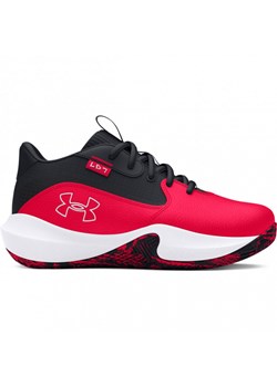Dziecięce buty do koszykówki Under Armour UA Ps Lockdown 7 - czerwone ze sklepu Sportstylestory.com w kategorii Buty sportowe dziecięce - zdjęcie 179603418