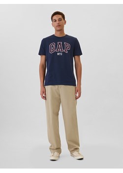 GAP Koszulka w kolorze granatowym ze sklepu Limango Polska w kategorii T-shirty męskie - zdjęcie 179605036