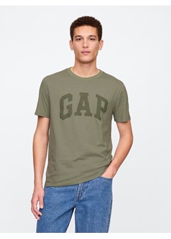 GAP Koszulka w kolorze khaki ze sklepu Limango Polska w kategorii T-shirty męskie - zdjęcie 179605128