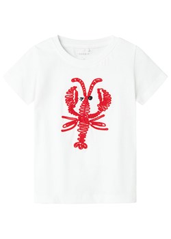 name it Koszulka w kolorze białym ze sklepu Limango Polska w kategorii T-shirty chłopięce - zdjęcie 179606588