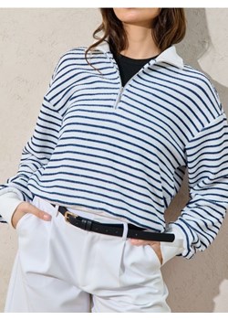 Sinsay - Bluza ze stójką w paski - wielobarwny ze sklepu Sinsay w kategorii Bluzy damskie - zdjęcie 179613625