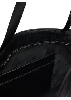 Calvin Klein Torebka Ck Medium Shopper_Tex K60K613178 Czarny ze sklepu MODIVO w kategorii Torby Shopper bag - zdjęcie 179614807