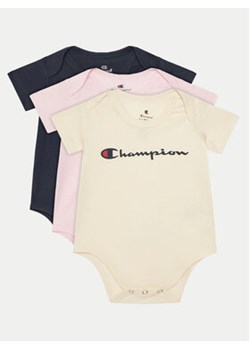 Champion Komplet 3 par body dziecięcych 307058 Kolorowy ze sklepu MODIVO w kategorii Odzież dla niemowląt - zdjęcie 179616519