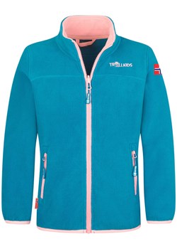 Trollkids Kurtka polarowa "Oppdal" w kolorze niebiesko-jasnoróżowym ze sklepu Limango Polska w kategorii Kurtki chłopięce - zdjęcie 179617546