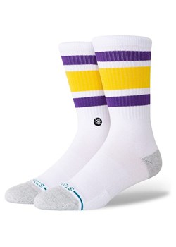 Skarpety Tube Los Angeles Lakers Stance ze sklepu SPORT-SHOP.pl w kategorii Skarpetki męskie - zdjęcie 179630067