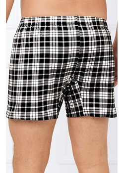 Bokserki męskie w kratkę Klark, Kolor czarno-biały, Rozmiar M, Italian Fashion ze sklepu Intymna w kategorii Majtki męskie - zdjęcie 179630078