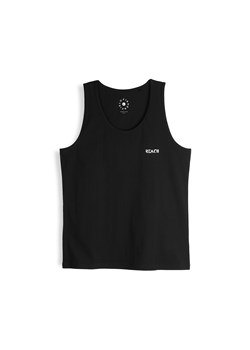 GATE Bawełniany top bez rękawów z wypukłym napisem S ze sklepu gateshop w kategorii T-shirty męskie - zdjęcie 179631277