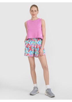 Damskie spodenki plażowe 4F 4FWSS25UBDSF136 - multikolor ze sklepu Sportstylestory.com w kategorii Szorty - zdjęcie 179633066