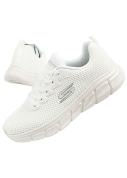 Buty Skechers 118106/OFWT białe ze sklepu ButyModne.pl w kategorii Buty sportowe męskie - zdjęcie 179636169