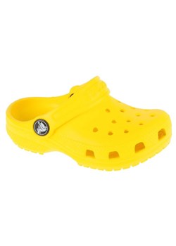 Klapki Crocs Classic Clog T  206990-77J żółte ze sklepu ButyModne.pl w kategorii Klapki dziecięce - zdjęcie 179636195