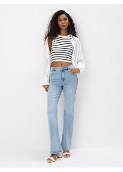 Mohito - Jeansy flare - niebieski ze sklepu Mohito w kategorii Jeansy damskie - zdjęcie 179638755