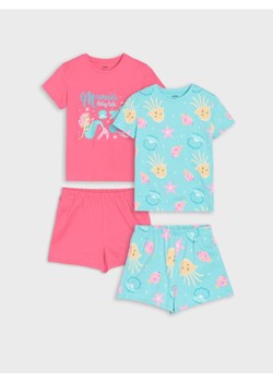 Sinsay - Piżamy z motywem morskim 2 pack - różowy ze sklepu Sinsay w kategorii Piżamy dziecięce - zdjęcie 179642615