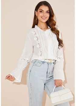 Bluzka z długim rękawem w stylu hippie ze sklepu Jacinshop w kategorii Bluzki damskie - zdjęcie 179645759