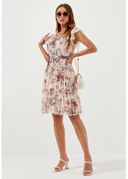 Sukienka mini rozkloszowana w kwiaty ze sklepu Jacinshop w kategorii Sukienki - zdjęcie 179647206