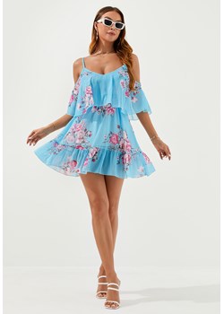 Sukienka mini rozkloszowana hiszpanka ze sklepu Jacinshop w kategorii Sukienki - zdjęcie 179647249