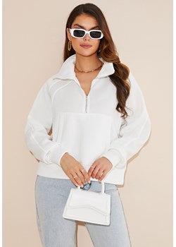 Bluza kangurka z wysokim kołnierzem na zamek ze sklepu Jacinshop w kategorii Bluzy damskie - zdjęcie 179647566