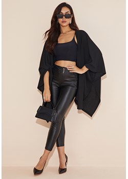 Sweter z długim rękawem typu cardigan bez guzików ze sklepu Jacinshop w kategorii Swetry damskie - zdjęcie 179647989