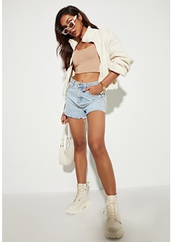 Bluza z długim rękawem zapinana na zamek błyskawiczny ze sklepu Jacinshop w kategorii Bluzy damskie - zdjęcie 179648196