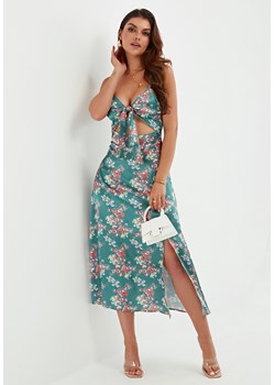 Sukienka maxi w kwiaty na ramiączkach ze sklepu Jacinshop w kategorii Sukienki - zdjęcie 179648459