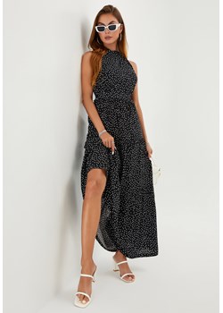 Sukienka z odkrytymi ramionami wiązana na szyi ze sklepu Jacinshop w kategorii Sukienki - zdjęcie 179649616