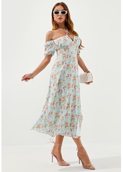 Sukienka maxi romantyczna z krótkim rękawem ze sklepu Jacinshop w kategorii Sukienki - zdjęcie 179649928