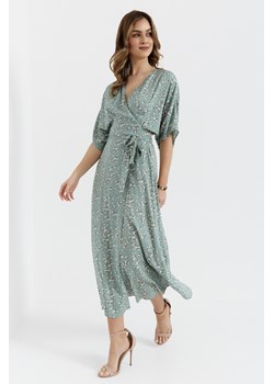 Sukienka maxi wiązana w pasie - model 7 ze sklepu Cudmoda w kategorii Sukienki - zdjęcie 179654826