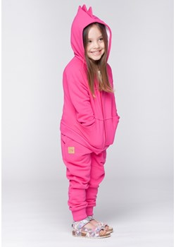 Bluza z kapturem i kieszonkami - amarantowa - id: 209123 - marki Lumide - 179655338 Bluza z kapturem i kieszonkami - amarantowa ze sklepu Cudmoda w kategorii Bluzy dziewczęce - zdjęcie 179655338