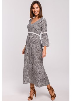 Sukienka maxi z koronkowymi wstawkami - model 2 ze sklepu Cudmoda w kategorii Sukienki - zdjęcie 179655639
