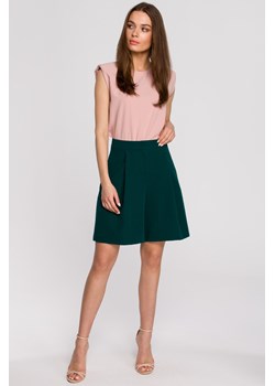 Eleganckie szorty - zielone ze sklepu Cudmoda w kategorii Szorty - zdjęcie 179656915