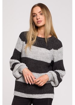 Sweter w pasy - model 1 ze sklepu Cudmoda w kategorii Swetry damskie - zdjęcie 179657127
