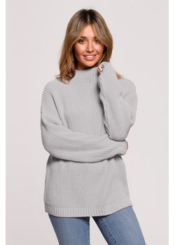 Sweter z półgolfem - szary ze sklepu Cudmoda w kategorii Swetry damskie - zdjęcie 179657175