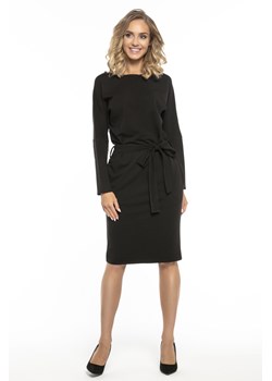 Luźna sukienka kimono z kieszeniami - czarna ze sklepu Cudmoda w kategorii Sukienki - zdjęcie 179659728